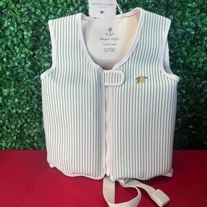 Konges Sløjd Striped Kids Life Vest - White